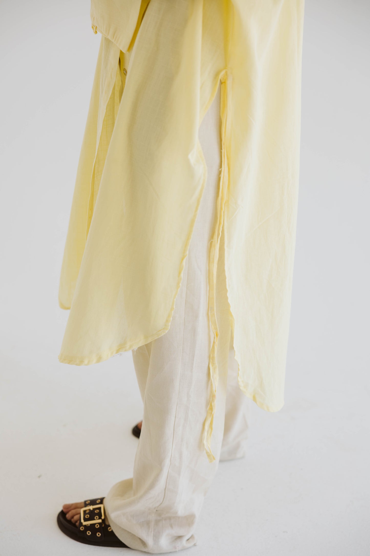 long linnen shirt