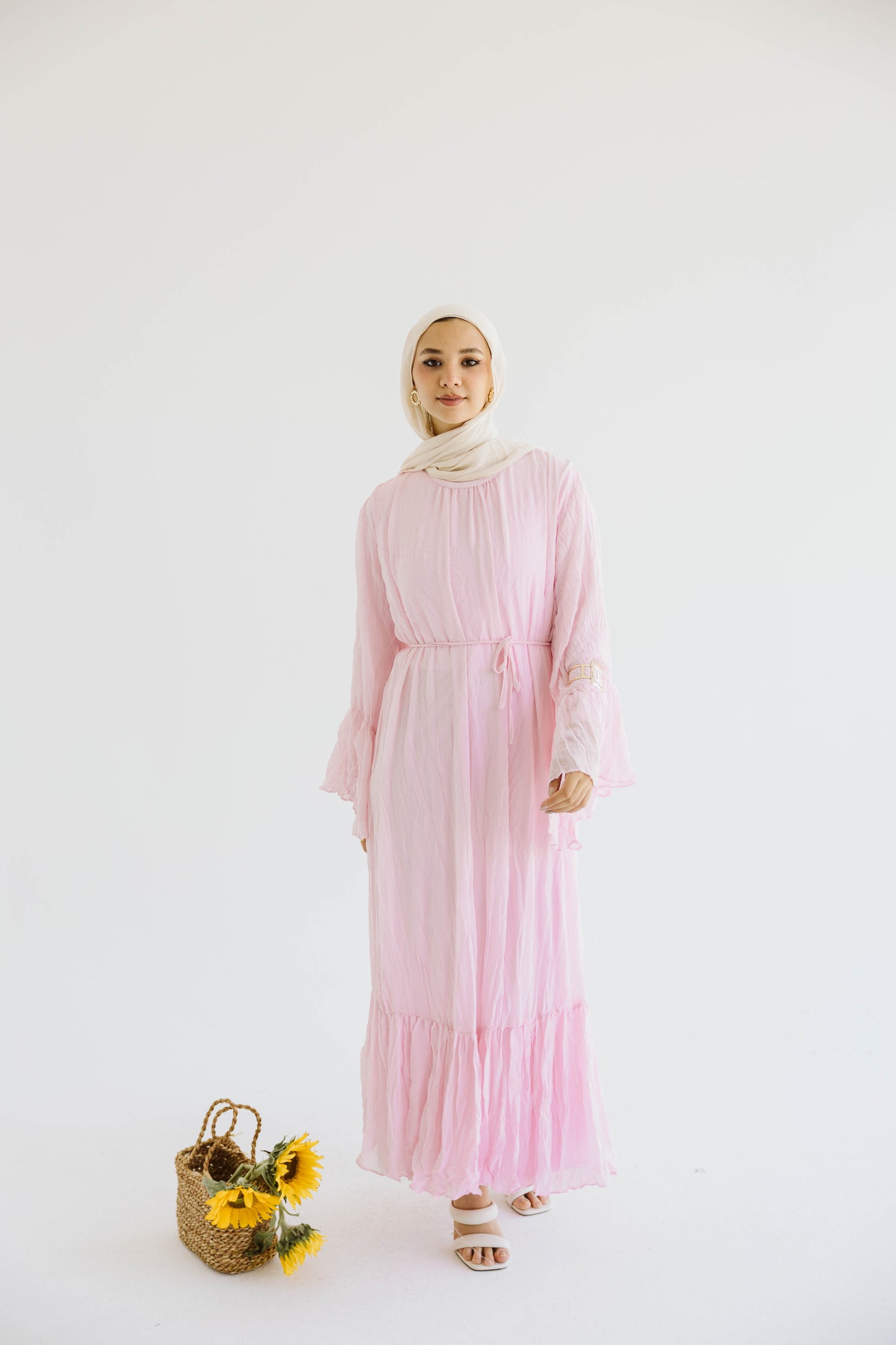 The Crush Pleated Maxi Dress | Rose Pink